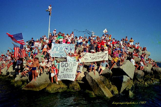 1987 America’s cup - Americas Cup 1987 The Welcome Committee © Kenyon Sports